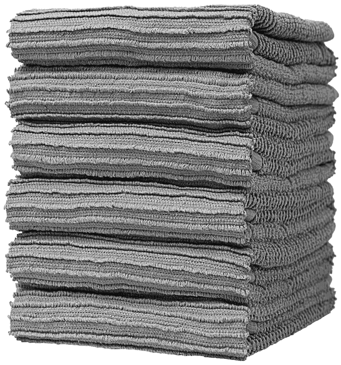 Bumble Kitchen Towels 16x 28 | Highly Absorbent Dish Towels with Hanging  Loop | Natural Ring Spun Cotton, 380 GSM | Gray Check Design - 6 Pack