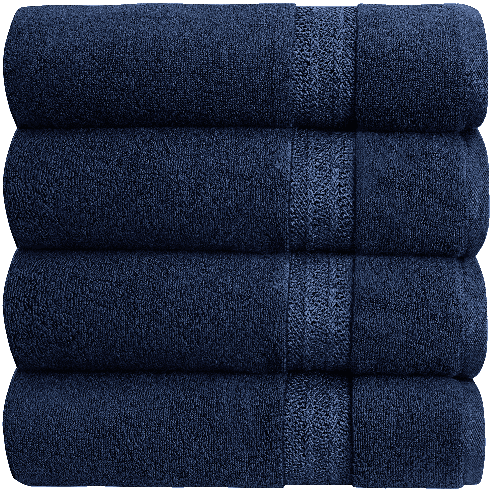 Zero Twist 100% Cotton Oversized Bath Sheet by BrylaneHome in Regatta Blue