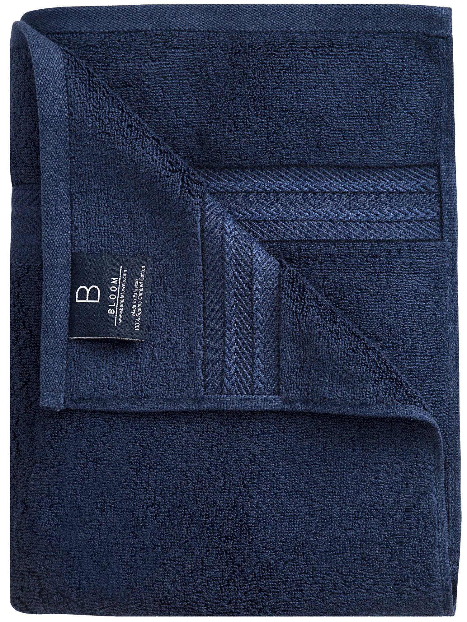 Nutmeg Denim Blue Super Soft Bath Towel - HelloSupermarket